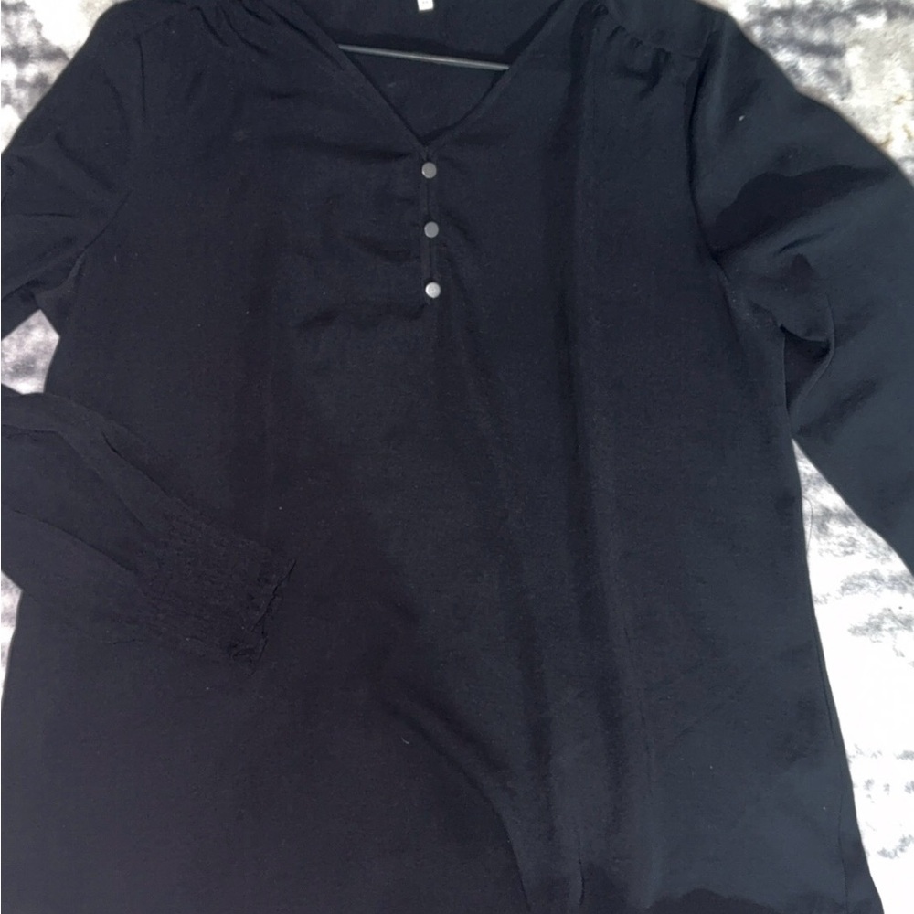 Maurice’s Black Long Sleeve Blouse